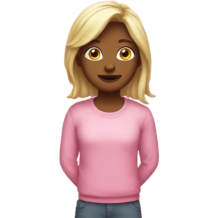 Pink emoji