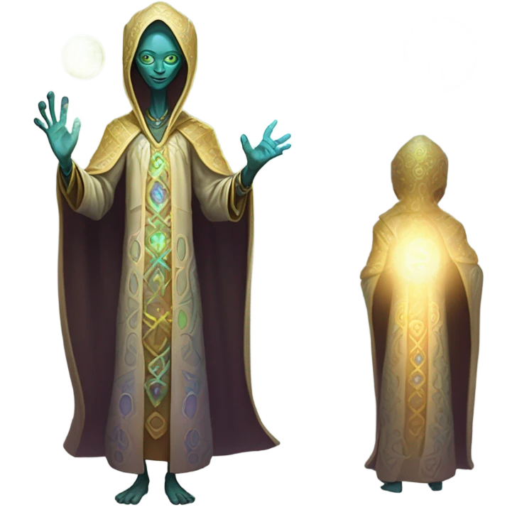 alien healer Wraith style inspired by slay thee spire emoji