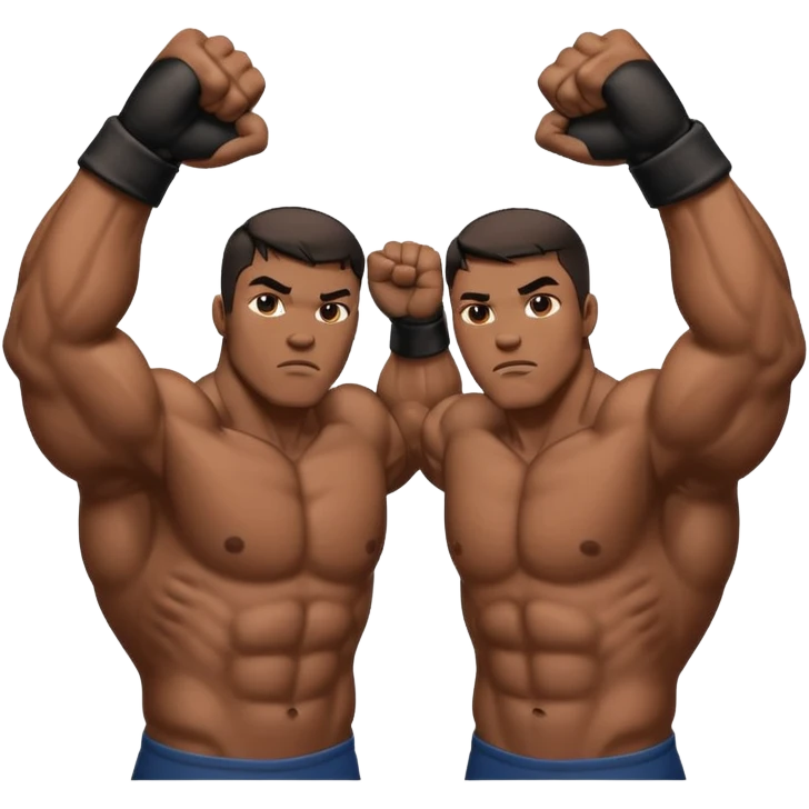 Wakanda forever . Two black fists crossing in an x pattern emoji