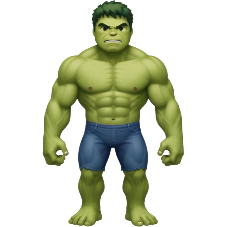 Hulk full body emoji