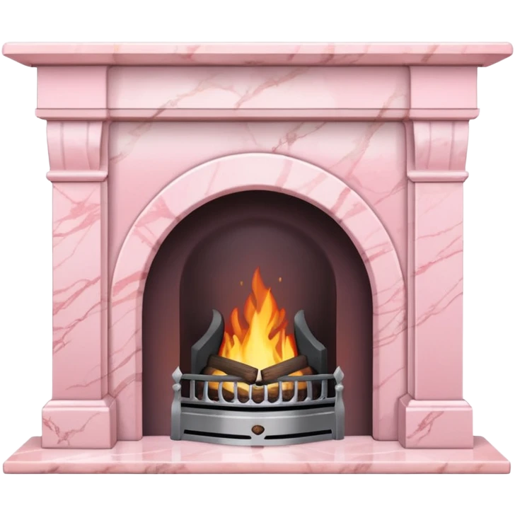 Pale pink fireplace  emoji