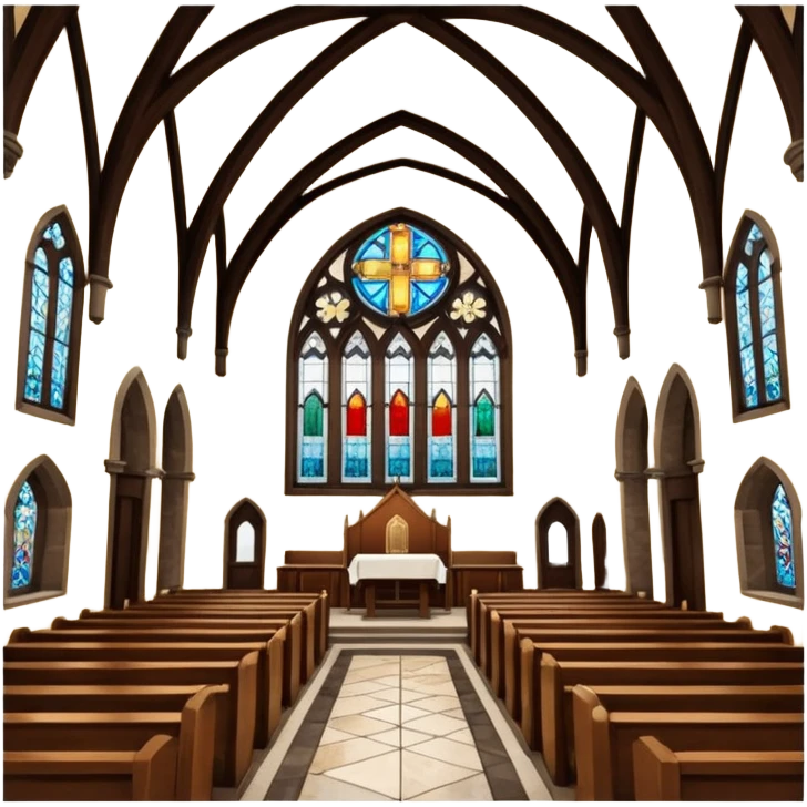 interior of a church emoji