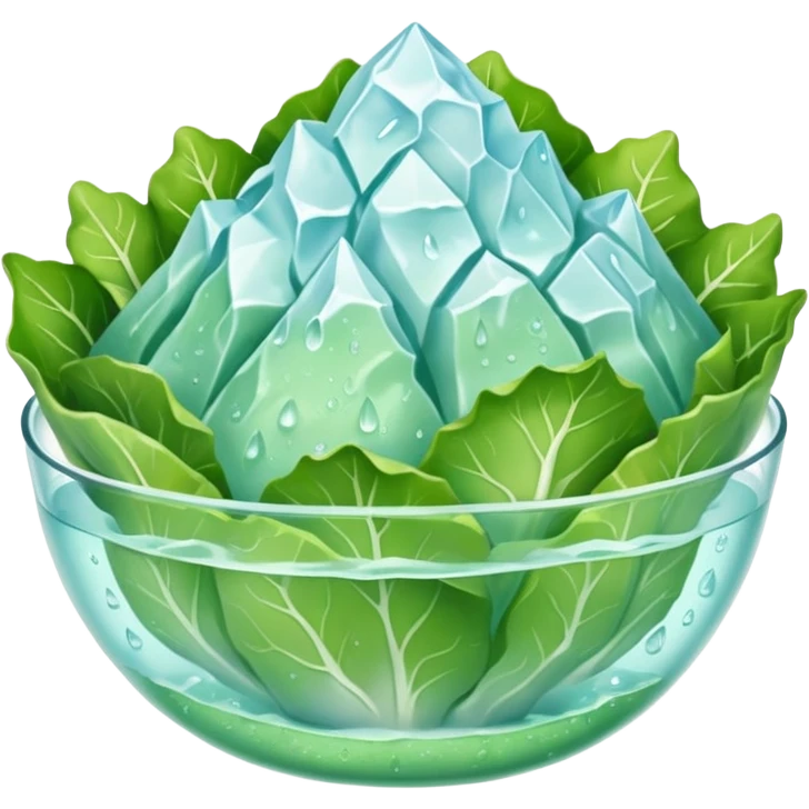 iceberg salad sliced emoji
