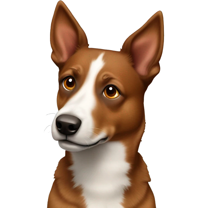 All brown red heeler emoji