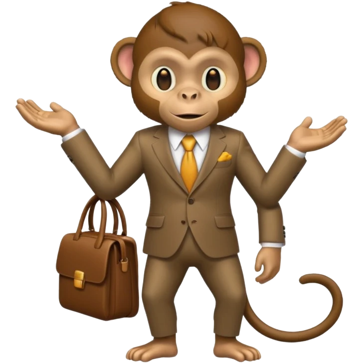 monkey with clothes emoji