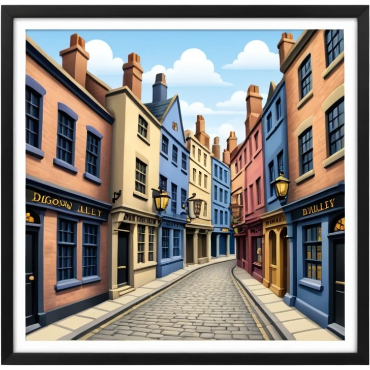 Diagon alley emoji