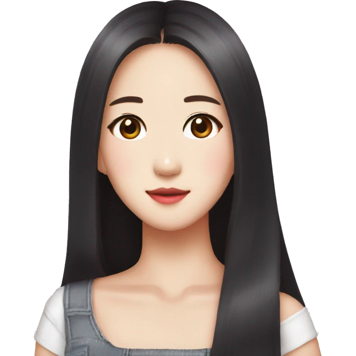 Kim JiSoo from BLACKPINK emoji
