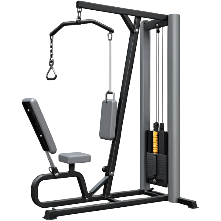 High position pull-down machine emoji