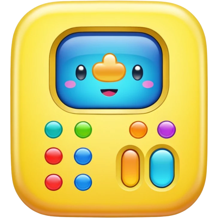Tamagotchi ios app skeuomorphic emoji