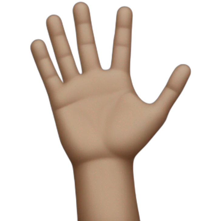hand covering facing emoji