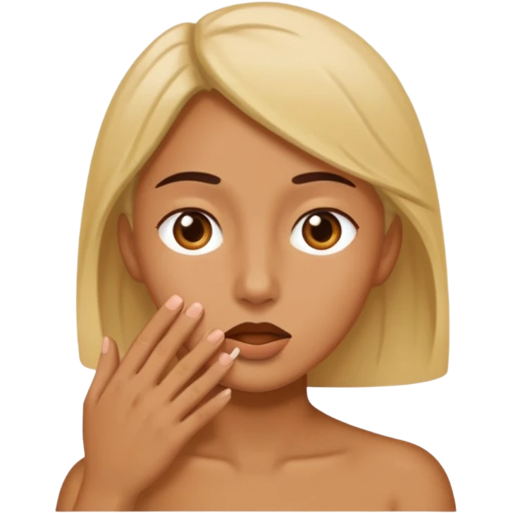 🤫🤫🧏 emoji