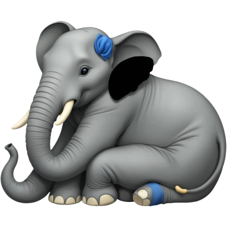 gajah tidur emoji