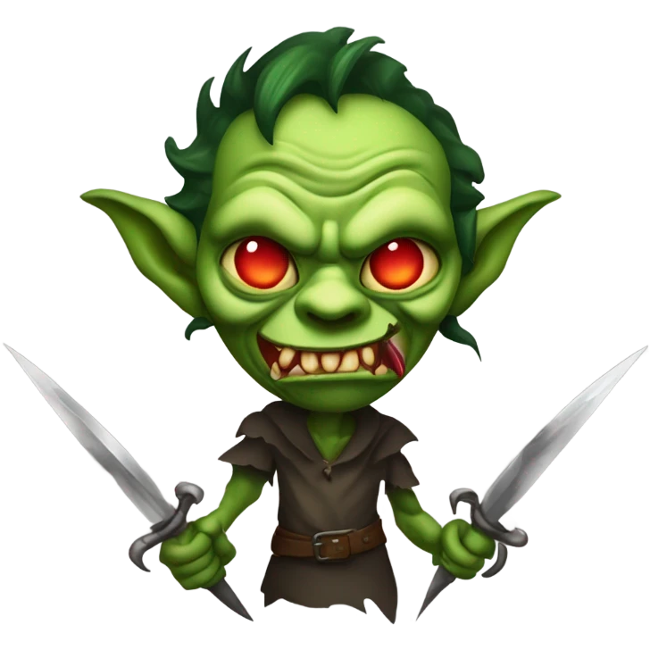 Evil goblin emoji