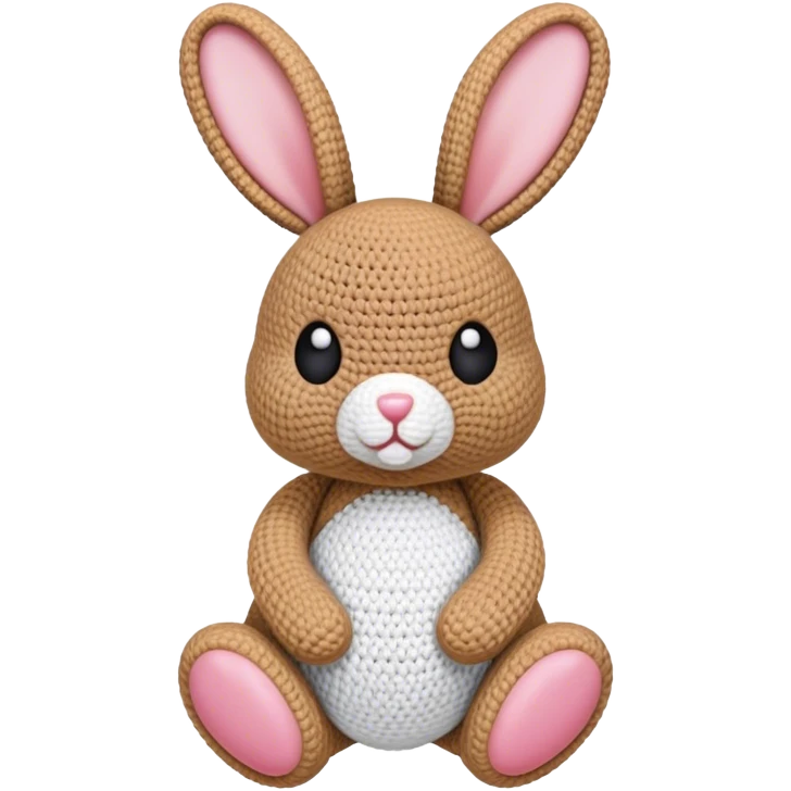Lapin crochet 🧶 emoji