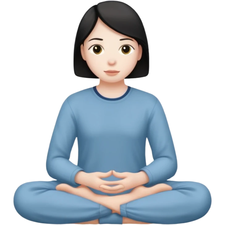 sitting still emoji