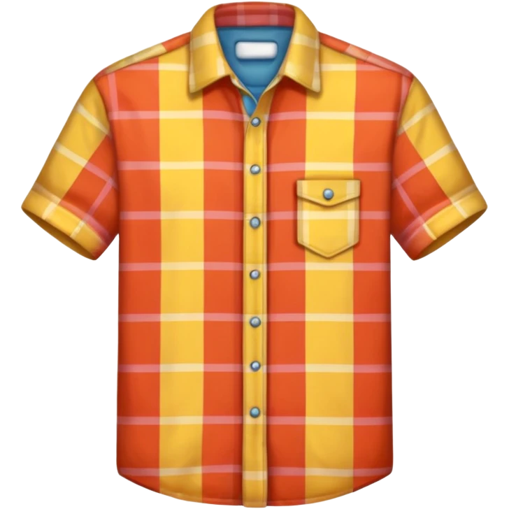 Hipster shirt emoji