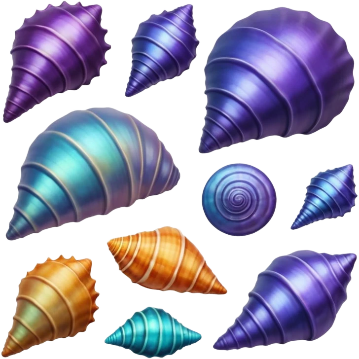 Sea shells emoji