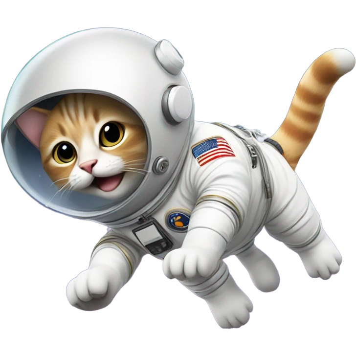 Astronaut cat emoji