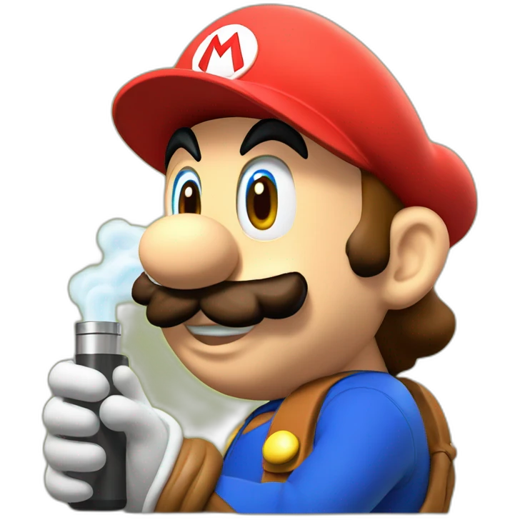 Mario vape emoji