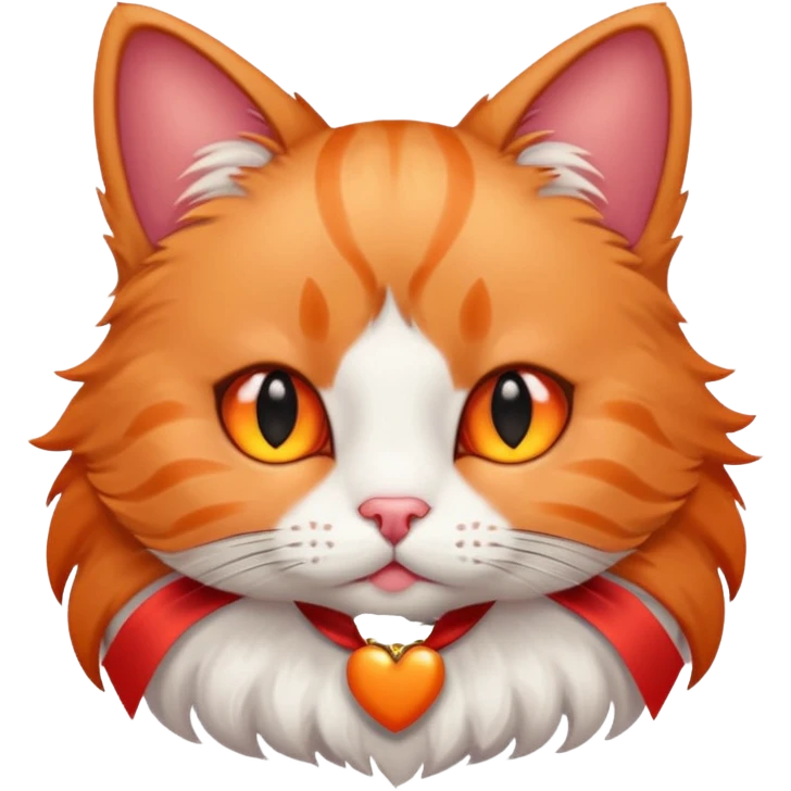 cat with ribbon emoji