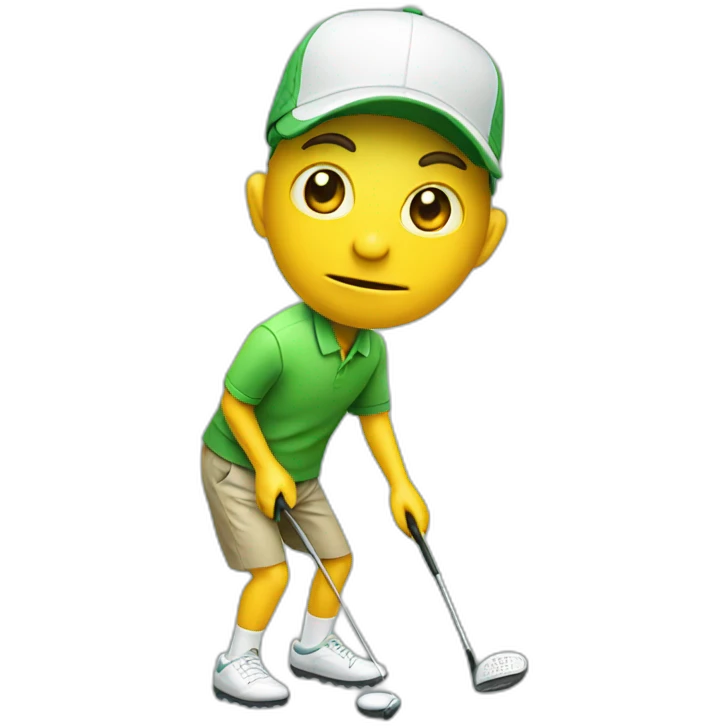 alien-golfer emoji