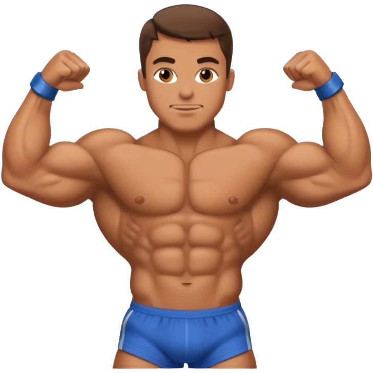 Body builder man emoji