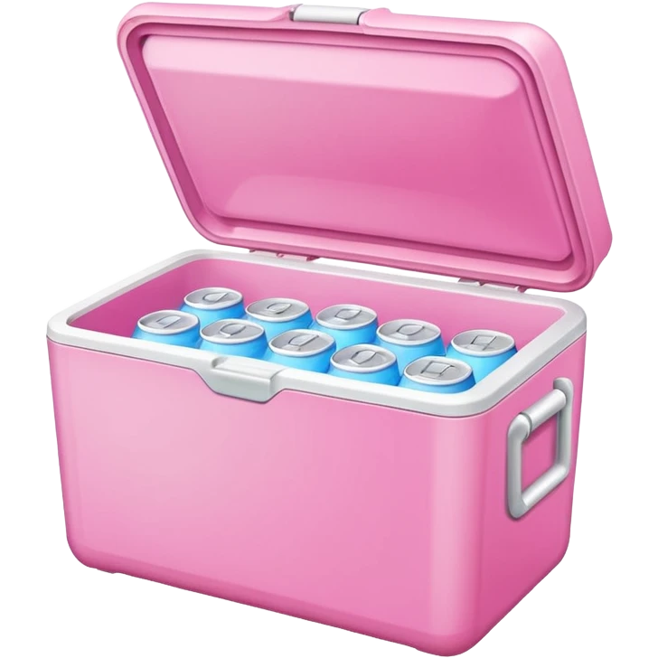 pink cooler emoji