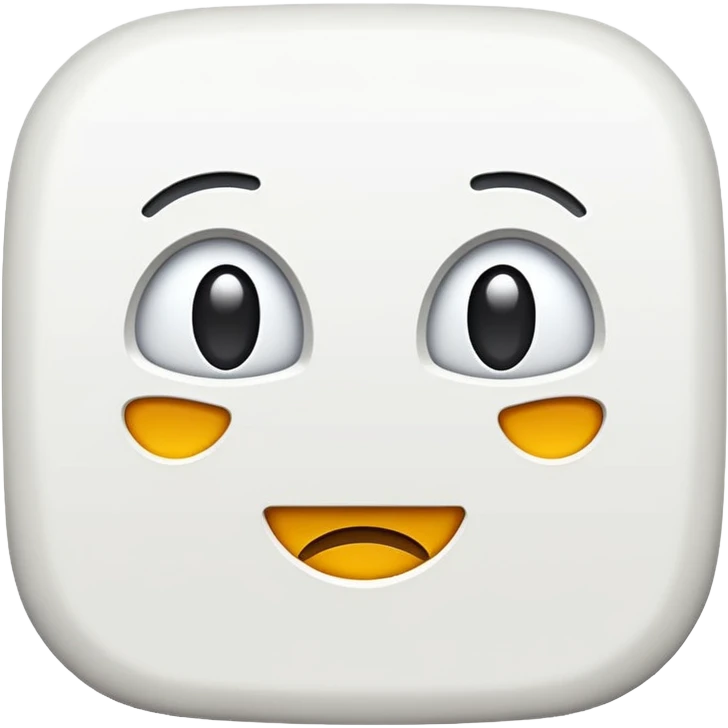 Large flat  emoji
