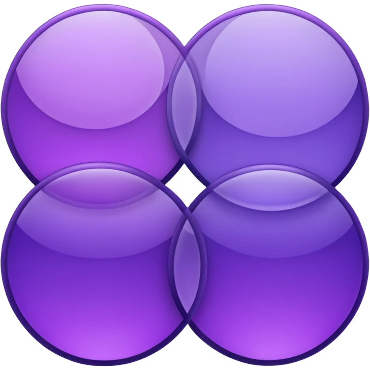 cicles purple emoji