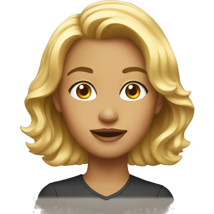 Golden girl emoji
