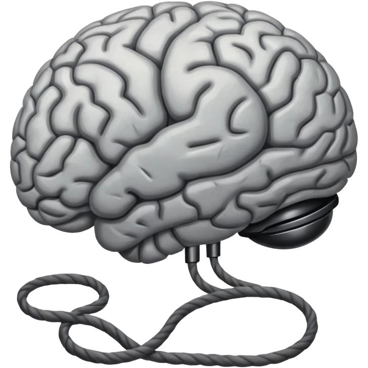 brain on a leash emoji