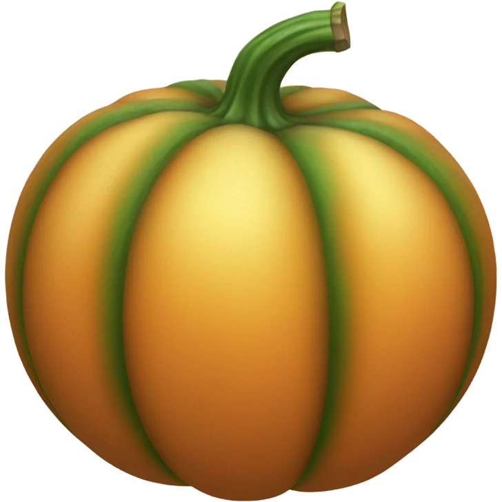 good looking pumpkin emoji
