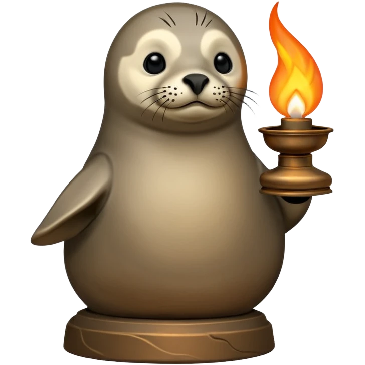 Seal oil lamp, Inuits emoji