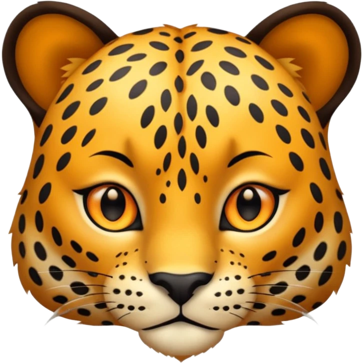 leopard face emoji