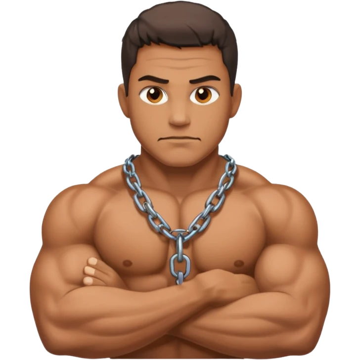 chained man emoji