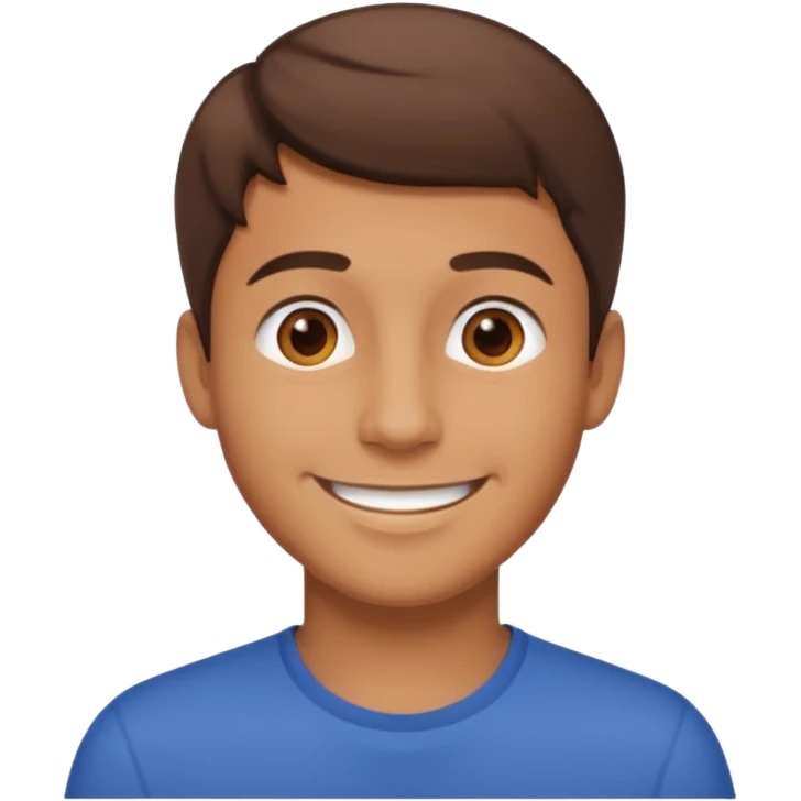 A man doing 67 emoji