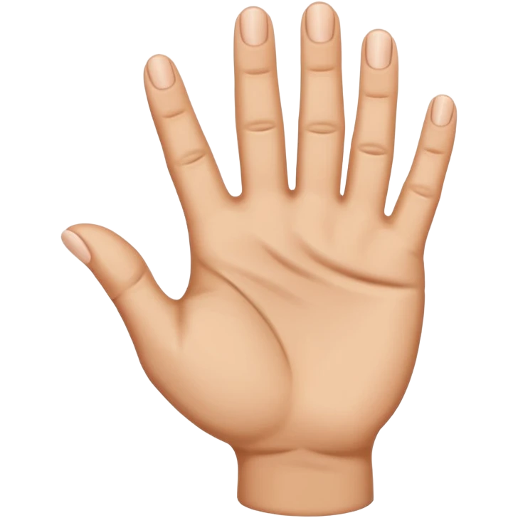 Hii hand emoji