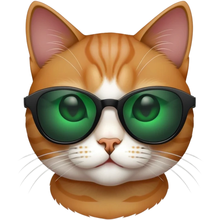 Cat wearing sunglasses emoji