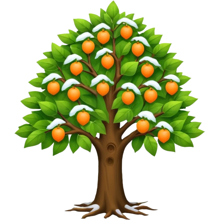 four seasons tree emoji