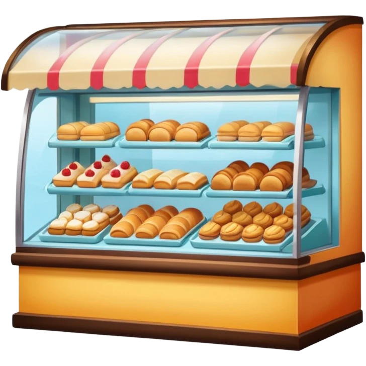 small snack shop, front facing emoji