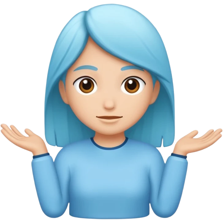 Genera la R mayúscula de color celeste con un fondo blanco emoji
