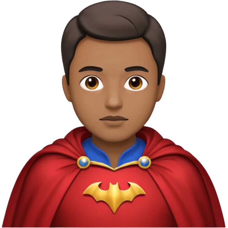 Caped Hero fake emoji