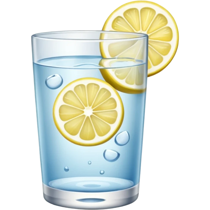 wasser mit zitrone emoji