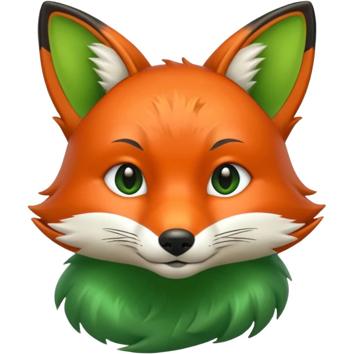 Fox green emoji
