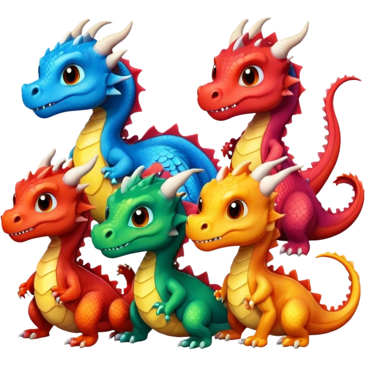 cute dragons emoji