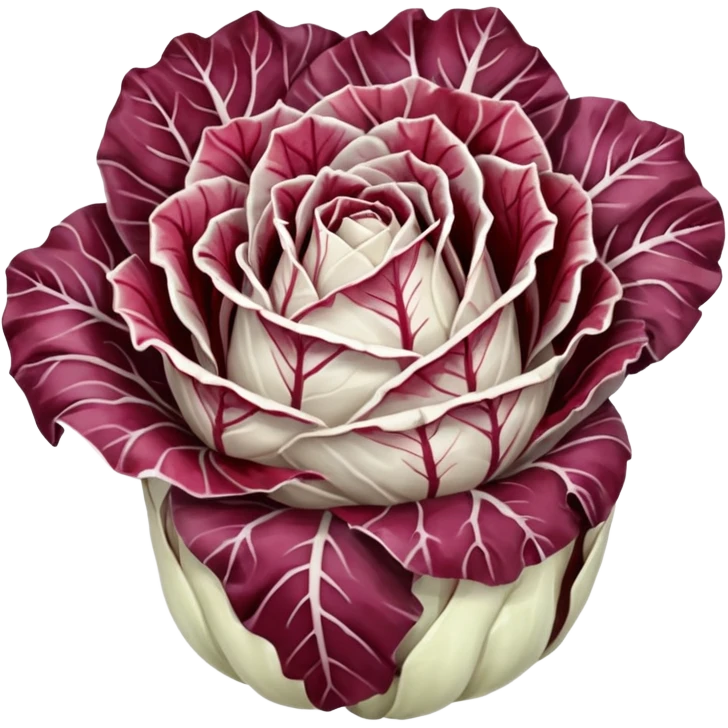 white radicchio emoji