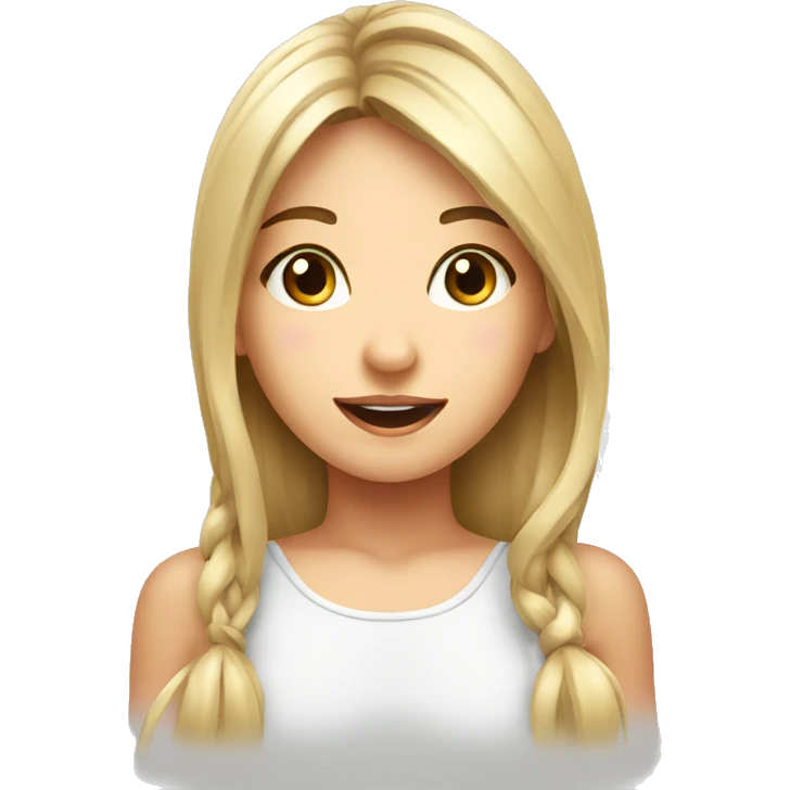 girl face cute creative design innovative emoji