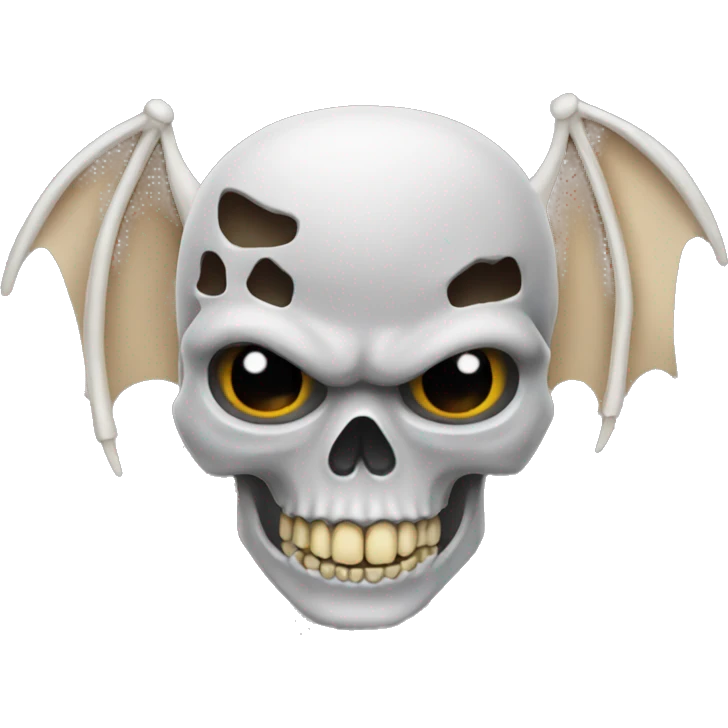 bat as skeleton emoji