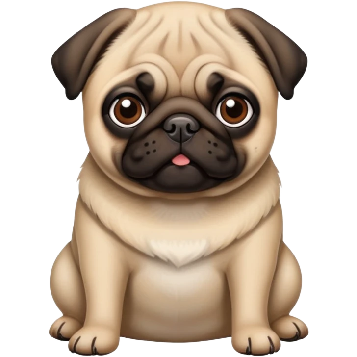 cool pug emoji