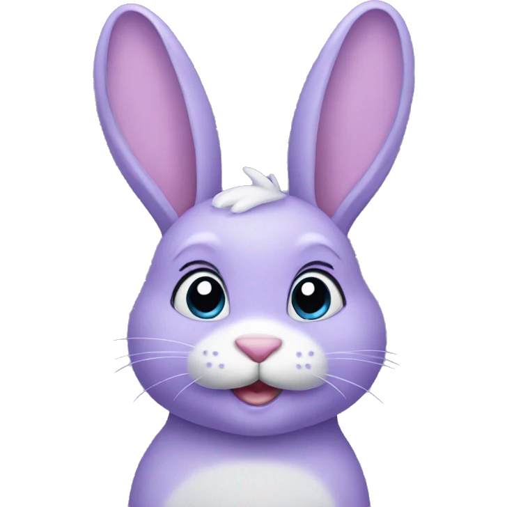 lilac bunny emoji
